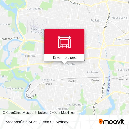 Beaconsfield St at Queen St map