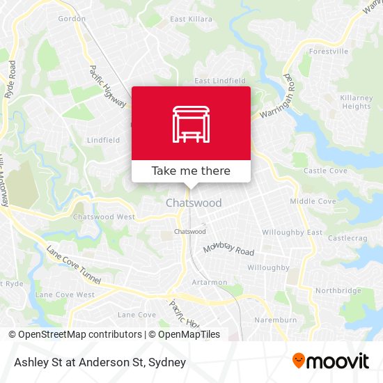Ashley St at Anderson St map