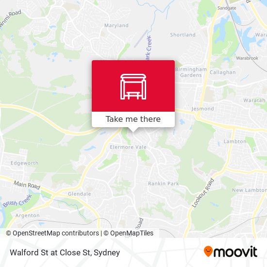 Walford St at Close St map