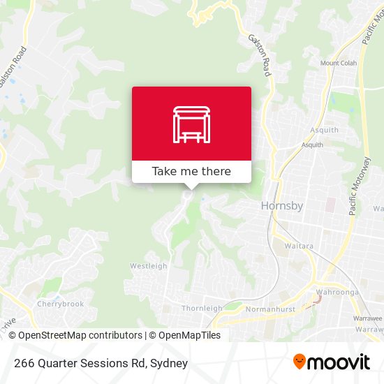 266 Quarter Sessions Rd map