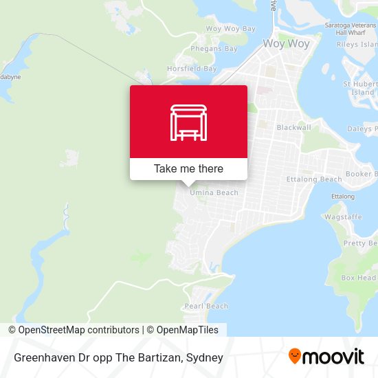 Greenhaven Dr opp The Bartizan map