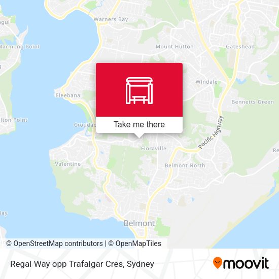 Regal Way opp Trafalgar Cres map