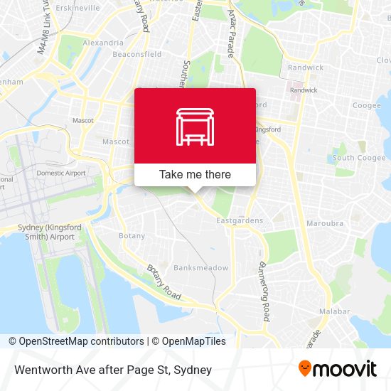 Wentworth Ave after Page St map