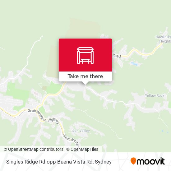 Singles Ridge Rd opp Buena Vista Rd map
