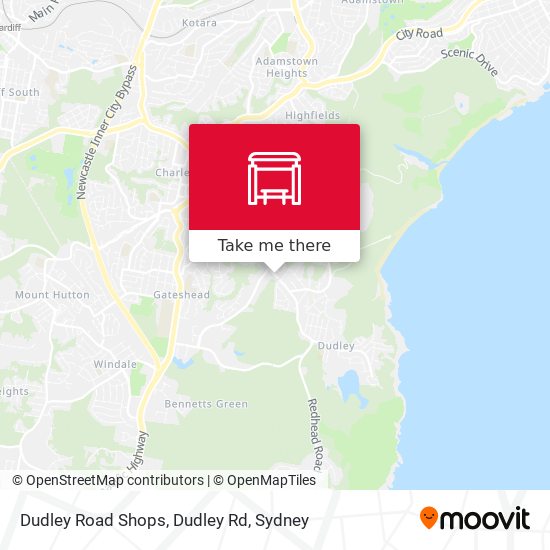 Dudley Road Shops, Dudley Rd map
