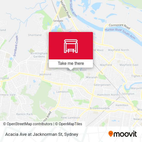 Acacia Ave at Jacknorman St map