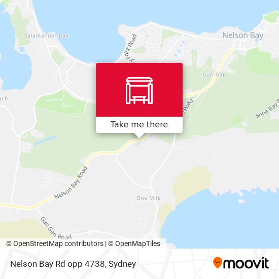 Nelson Bay Rd opp 4738 map