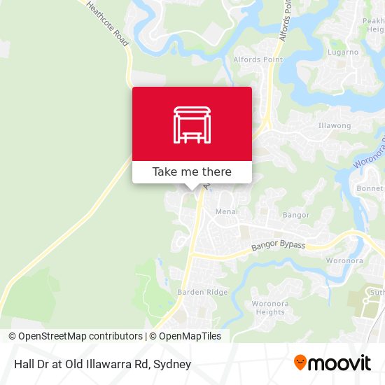 Hall Dr at Old Illawarra Rd map