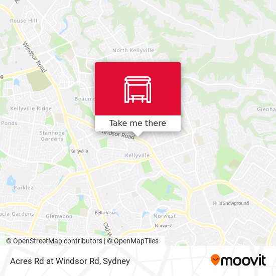 Acres Rd at Windsor Rd map