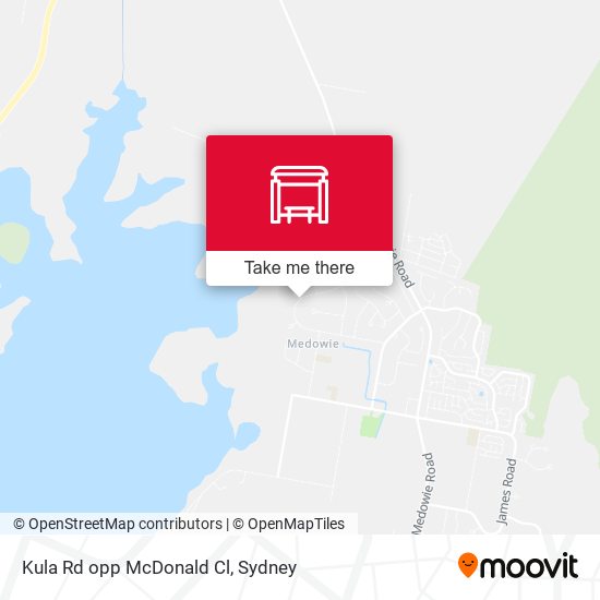 Kula Rd opp McDonald Cl map