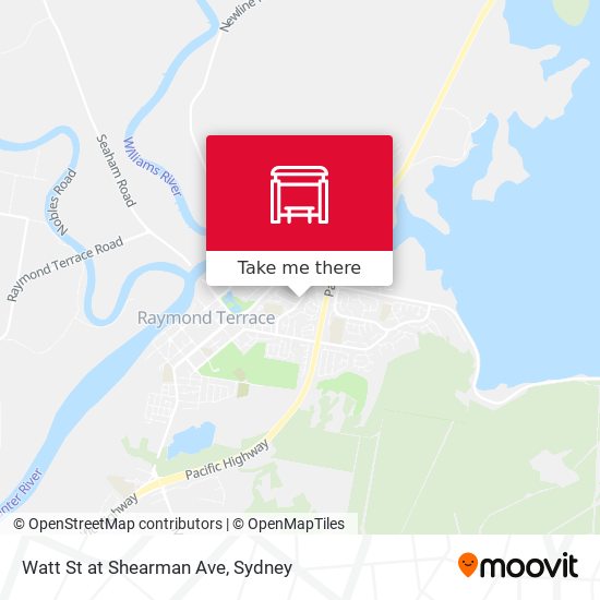 Watt St at Shearman Ave map