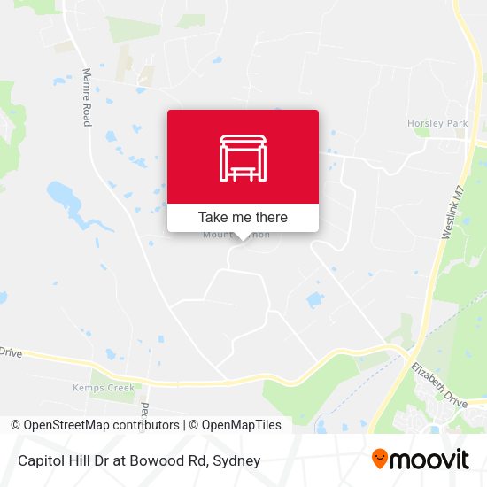 Capitol Hill Dr at Bowood Rd map