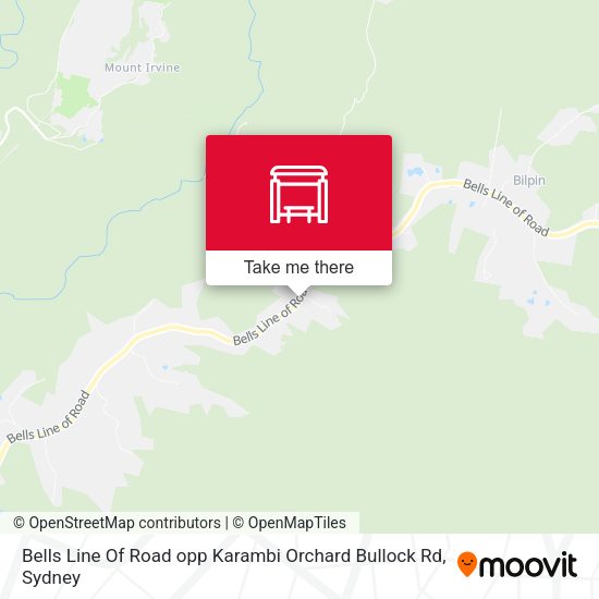 Bells Line Of Road opp Karambi Orchard Bullock Rd map