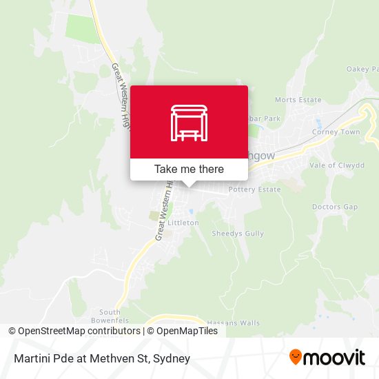 Martini Pde at Methven St map