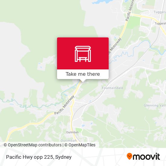 Pacific Hwy opp 225 map