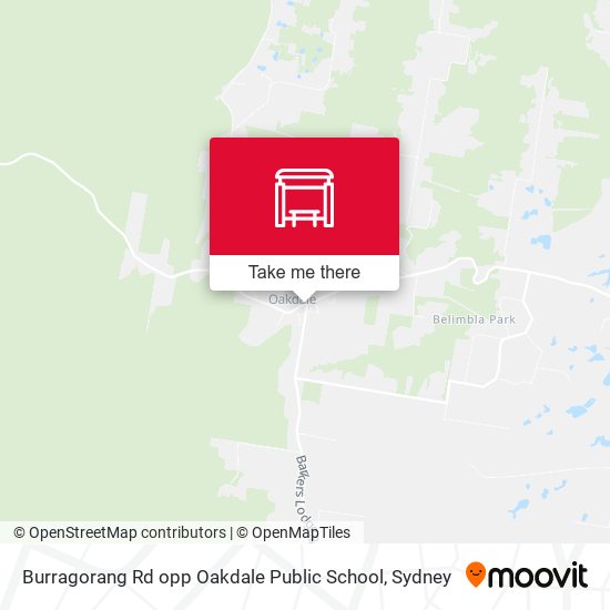 Burragorang Rd opp Oakdale Public School map
