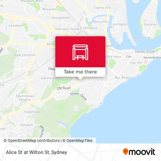 Alice St at Wilton St map