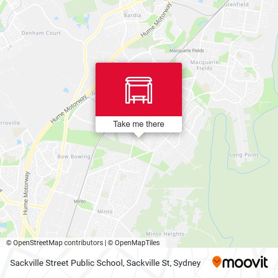 Mapa Sackville Street Public School, Sackville St