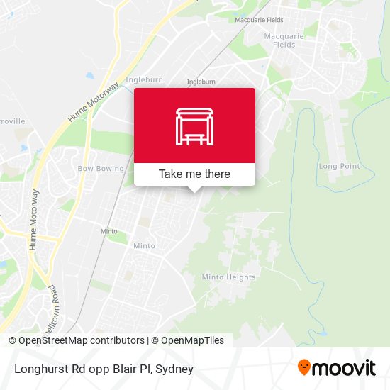 Longhurst Rd opp Blair Pl map