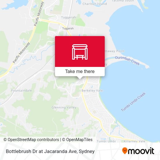 Bottlebrush Dr at Jacaranda Ave map