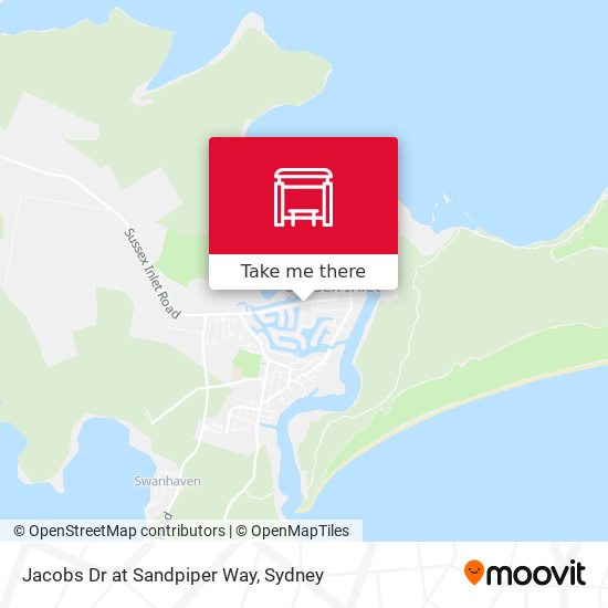 Jacobs Dr at Sandpiper Way map