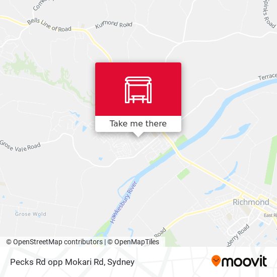 Pecks Rd opp Mokari Rd map