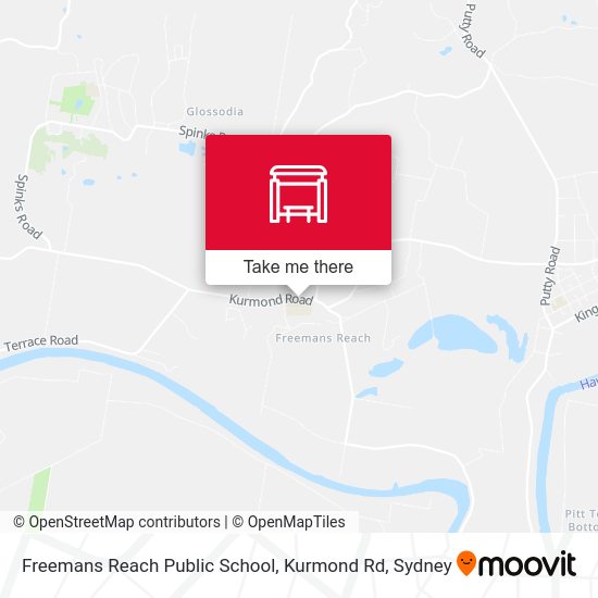 Freemans Reach Public School, Kurmond Rd map