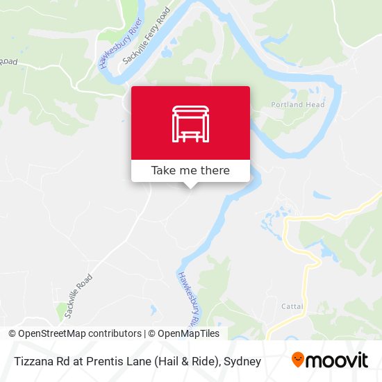 Tizzana Rd at Prentis Lane (Hail & Ride) map