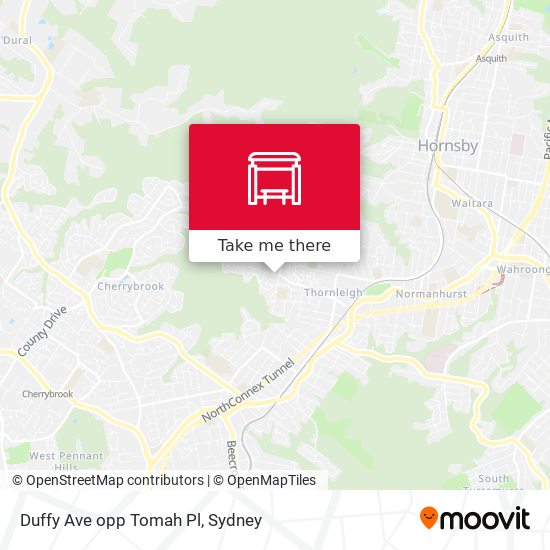Duffy Ave opp Tomah Pl map