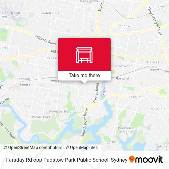 Faraday Rd opp Padstow Park Public School map