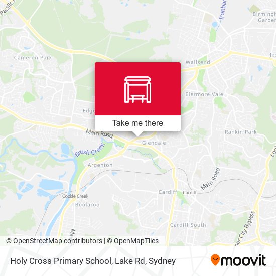 Holy Cross Primary School, Lake Rd map