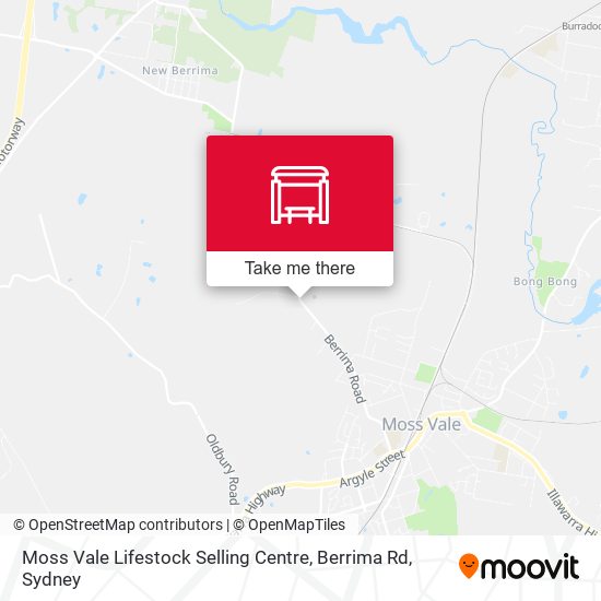 Moss Vale Lifestock Selling Centre, Berrima Rd map