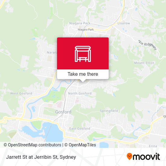 Jarrett St at Jerribin St map