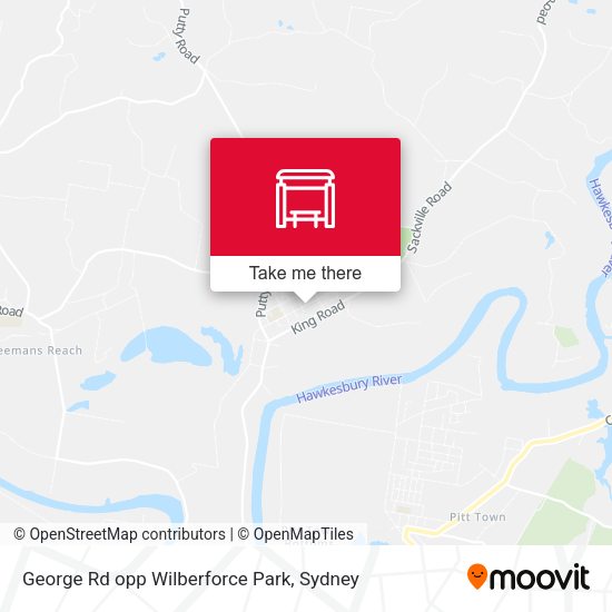 George Rd opp Wilberforce Park map