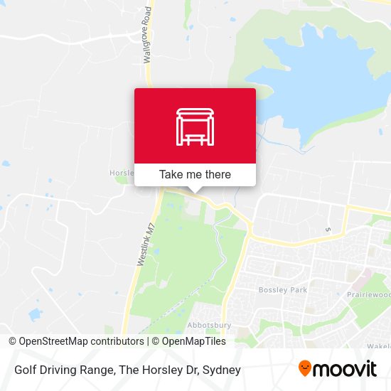 Golf Driving Range, The Horsley Dr map