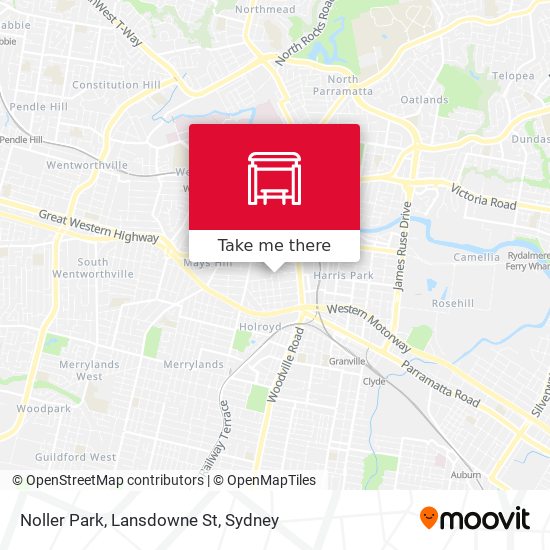 Noller Park, Lansdowne St map