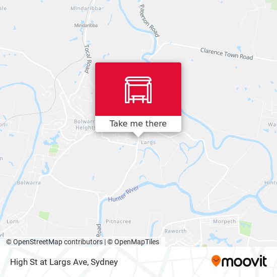 High St at Largs Ave map