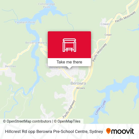 Hillcrest Rd opp Berowra Pre-School Centre map
