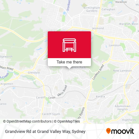 Grandview Rd at Grand Valley Way map