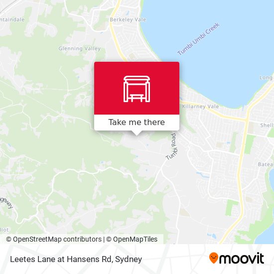 Leetes Lane at Hansens Rd map