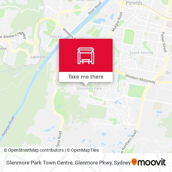 Glenmore Park Town Centre, Glenmore Pkwy map