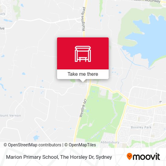 Marion Primary School, The Horsley Dr map