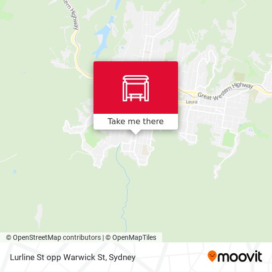 Lurline St opp Warwick St map
