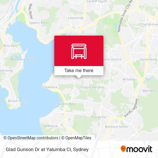 Glad Gunson Dr at Yalumba Cl map