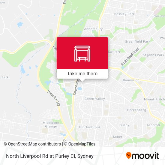 North Liverpool Rd at Purley Cl map