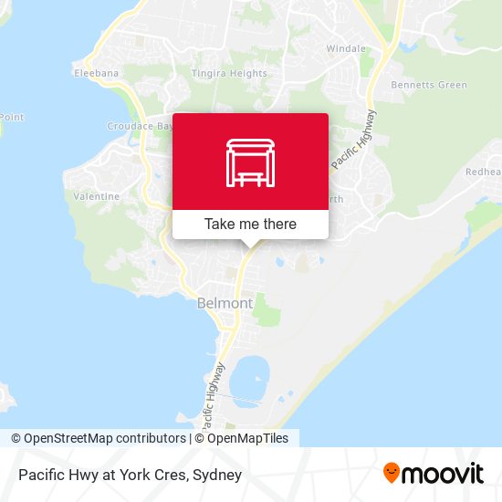 Pacific Hwy at York Cres map