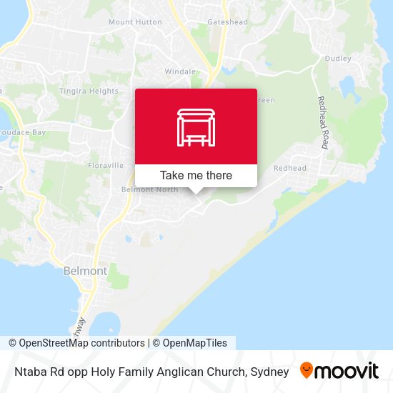 Ntaba Rd opp Holy Family Anglican Church map