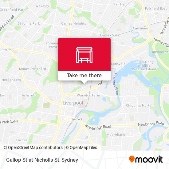Gallop St at Nicholls St map