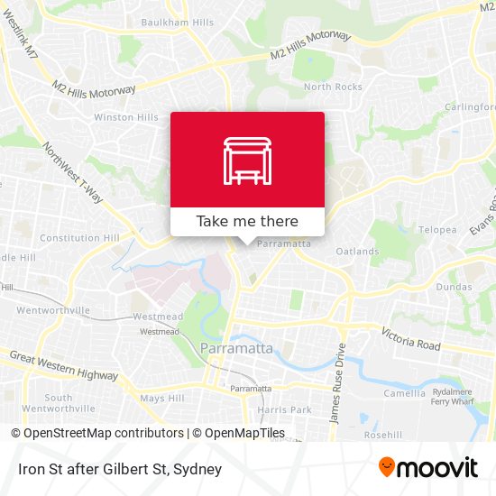 Iron St after Gilbert St map