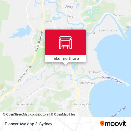 Pioneer Ave opp 3 map